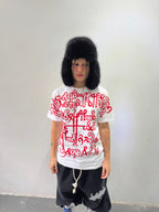 Remera Full Print "Escrituras" (Blanca) - M.V.