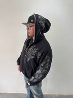 Campera Reversible Fur "Voynich" (Negro x Gris) - M.V.