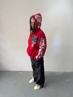 Campera Reversible Fur "Voynich" (Rojo) - M.V.