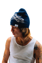 Benie Reversible (Azul y Gris)