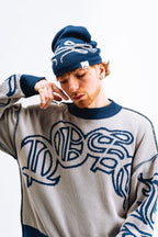 Sweater Reversible "SLEPAK" (Azul x Gris)