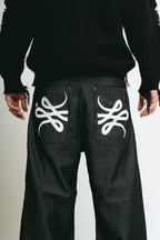 Pantalón Jean Baggy Raw ”Trigrama”
