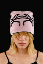 Benie Reversible (Negro x Rosa)