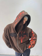Campera Reversible Fur "Voynich" (Marrón) - M.V.