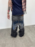 Jean "Nudos de Archibald" (Negro Acid Wash)