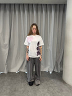 Remera "Oriental" (Blanco Rosa)