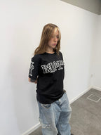 Remera "Lengua Eslava" (Negro)