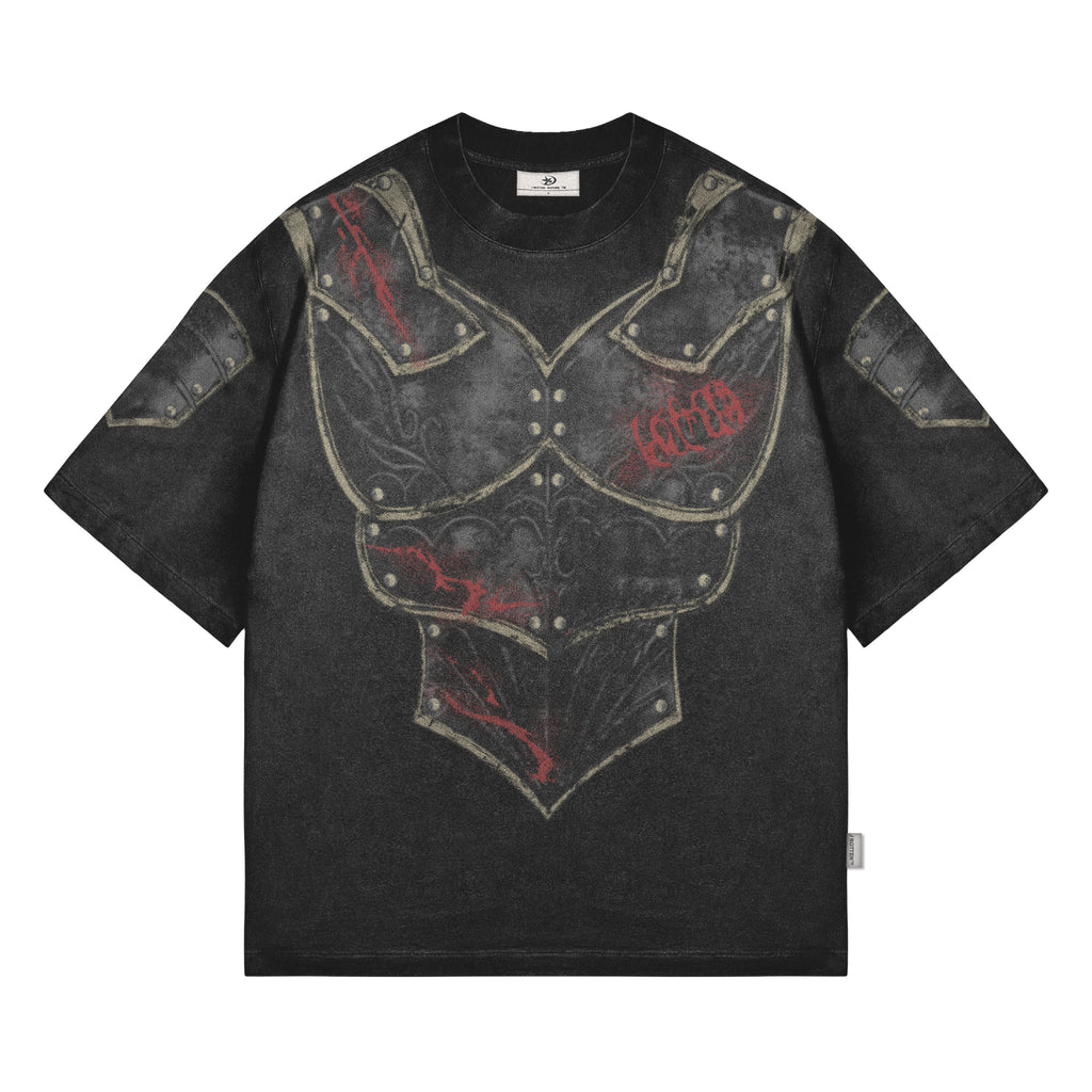 Remera "Armadura" Rotten x Bossio (Negra)