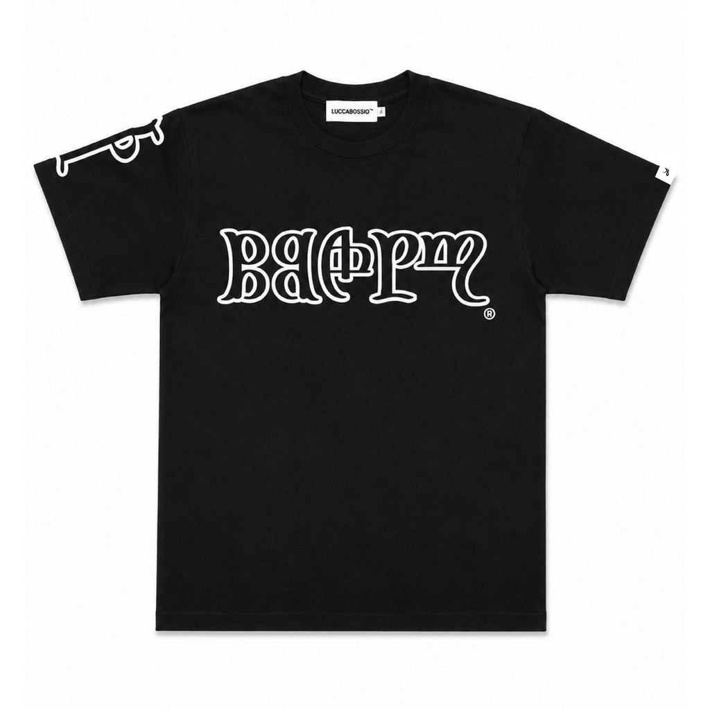 Remera "Lengua Eslava" (Negro)