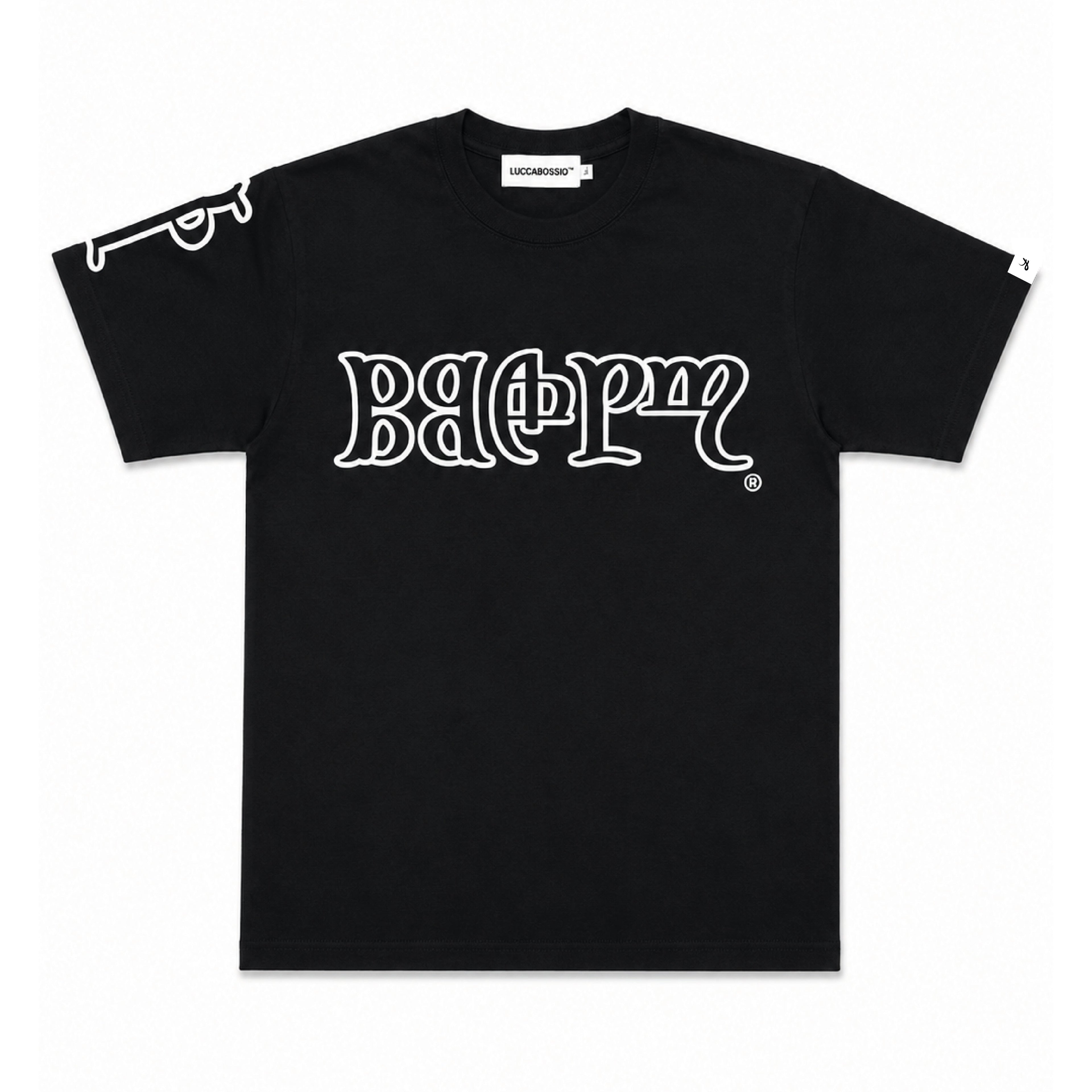 Remera "Lengua Eslava" (Negro)