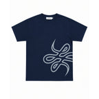 Remera "Trigrama" (Azul Marino) - M.V.